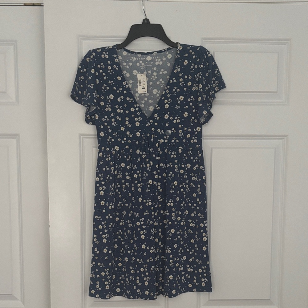 Aeropostale Navy Blue Floral Mini Dress